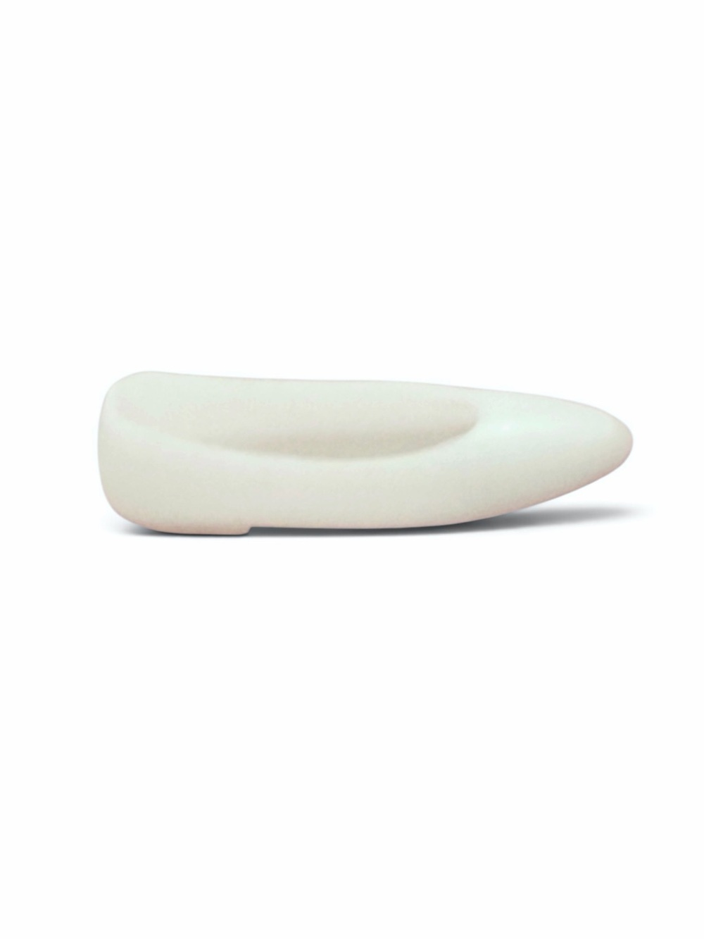 Barbie White Mattel Ballet Flat for Right Foot on Barbie Doll, Plastic Japan - Picture 2 of 3